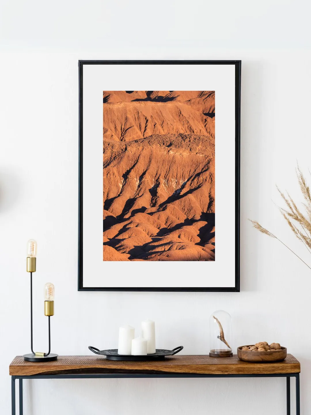 Cordillera de la Sal en un ambiente (maqueta)